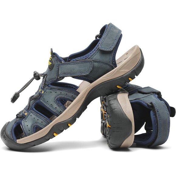 〽️Men\'s Hiking Sandals Blue Outdoor Athletic Walking Casual Sports Shoes main image 4